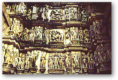 Sculptures on Temple walls