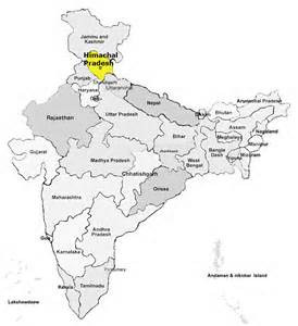 Himachal Pradesh  Locator  Map